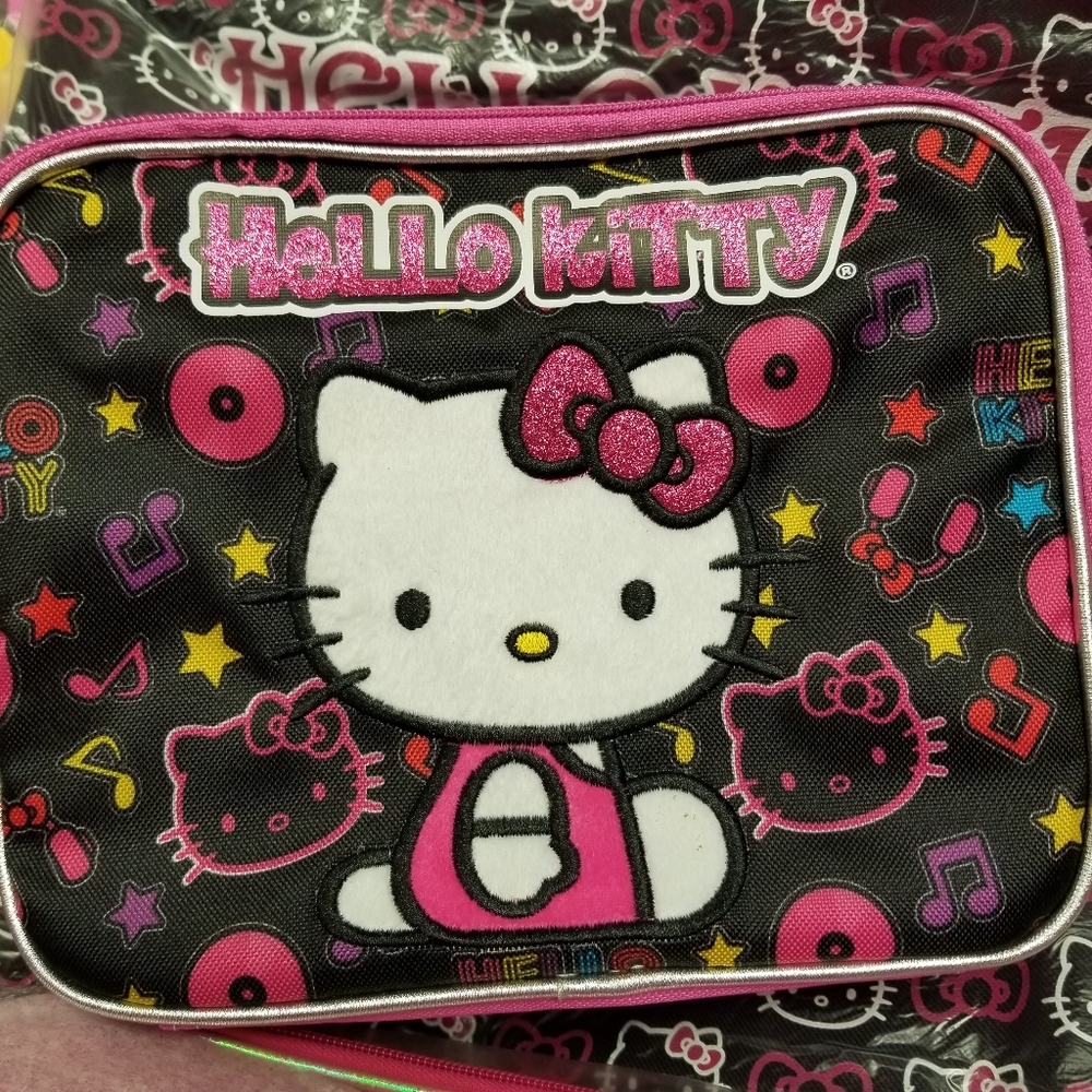 🎀 Hello Kitty Black Lunch Bag New